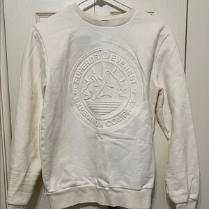Superdry Off-White Crewneck Sweater. Brand new. No tag